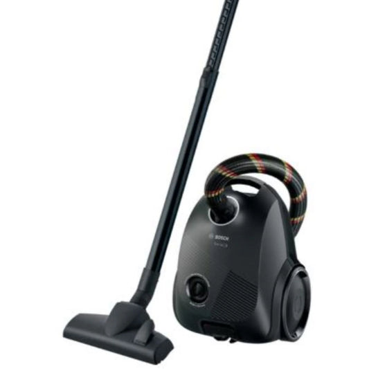 BOSCH BGDS2CHAMP Trommel-Vakuum Bodenstaubsauger, maximale Leistung: 600 Watt, Schwarz)
