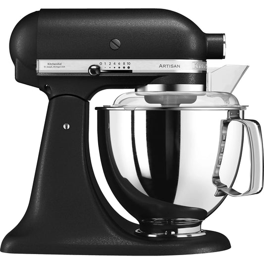 KITCHENAID 5KSM175PSEBK Artisan Küchenmaschine Gusseisen Schwarz (Rührschüsselkapazität: 4,8 l, 300 Watt)