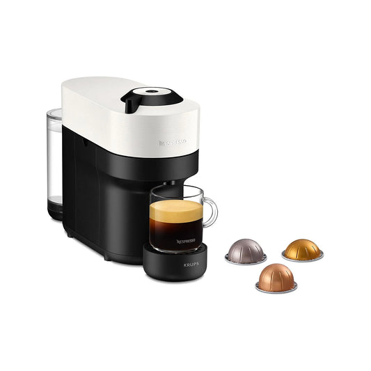 KRUPS XN9201 Nespresso Vertuo Pop Kapselmaschine Coconut White