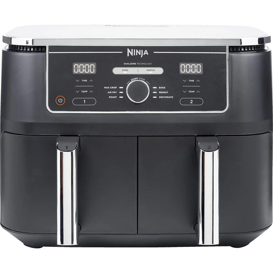 NINJA AF400EU Foodi Max Dual Zone Heißluftfritteuse 2470 Watt Schwarz